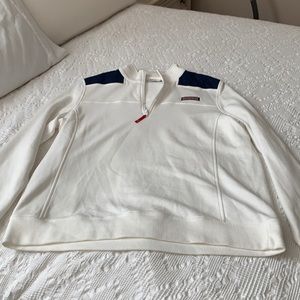 Large vineyard vines pullover half zipper